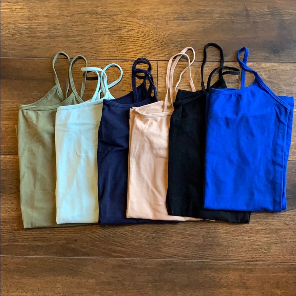 Bundle of Six (6) Forever 21 Tanks; Size S